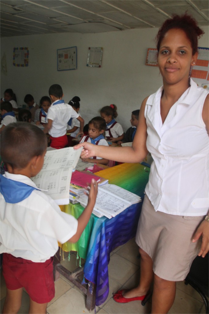 Ida est institutrice de primaire dans l'école de la communauté de Las Terrazas près de Pinar del Rio.