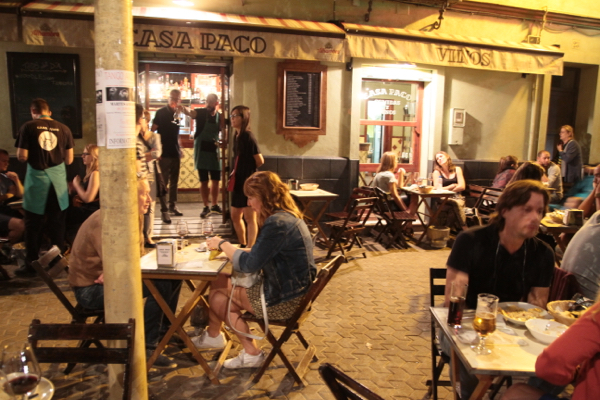 La terrasse de Casa Paco sur Alameda de Hercules 