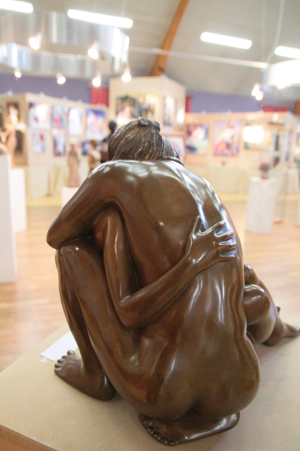 "Les amoureux" bronze de Mirogi, 